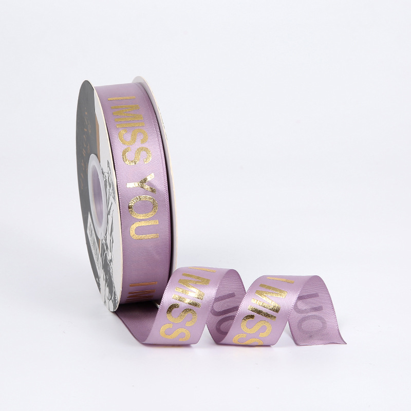 2,5 cm Inglés hilo bronceado cinta flor embalaje cinta pastel arco Correa caja de regalo cinta de poliéster