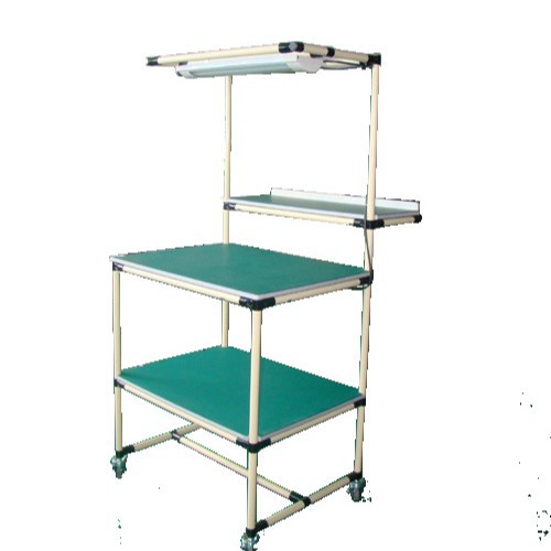 深圳流水线工作台可定线棒复合管作业台精益管工作台维修检验台