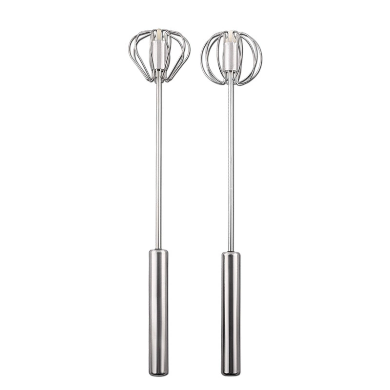 201 stainless steel eggbeater household kitchen semi -automatic eggs handheld rotating eggbeater baking mixer