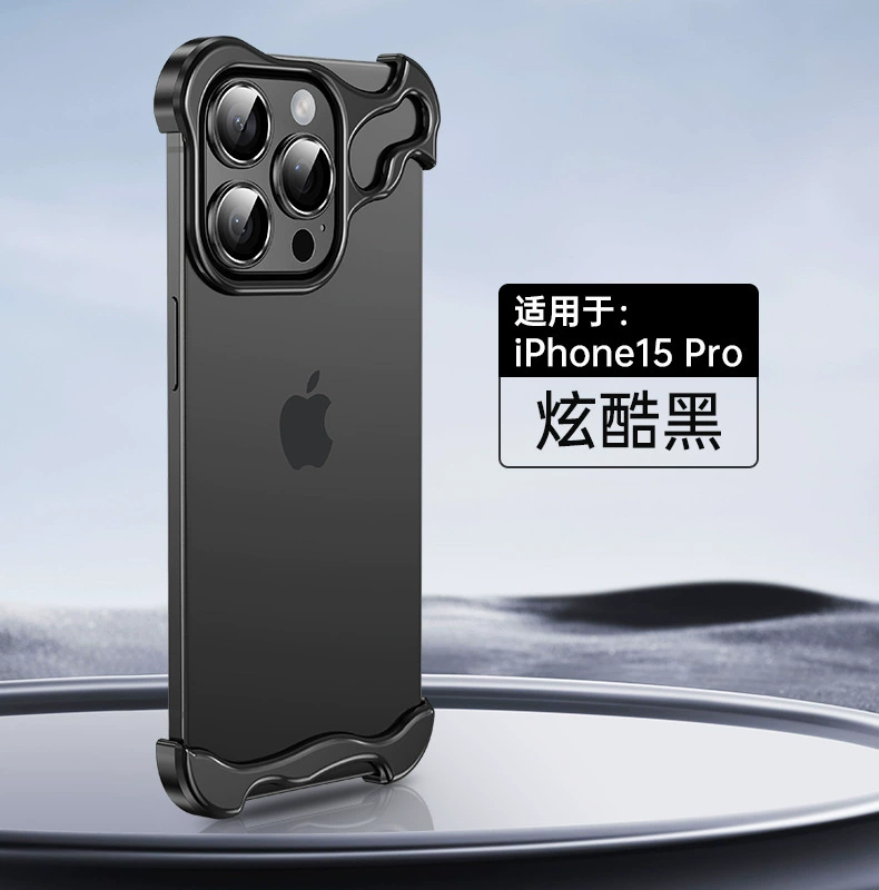 Металлический чехол для телефона (совместим с iPhone 12–16), в комплекте защита линз, тонкий алюминий