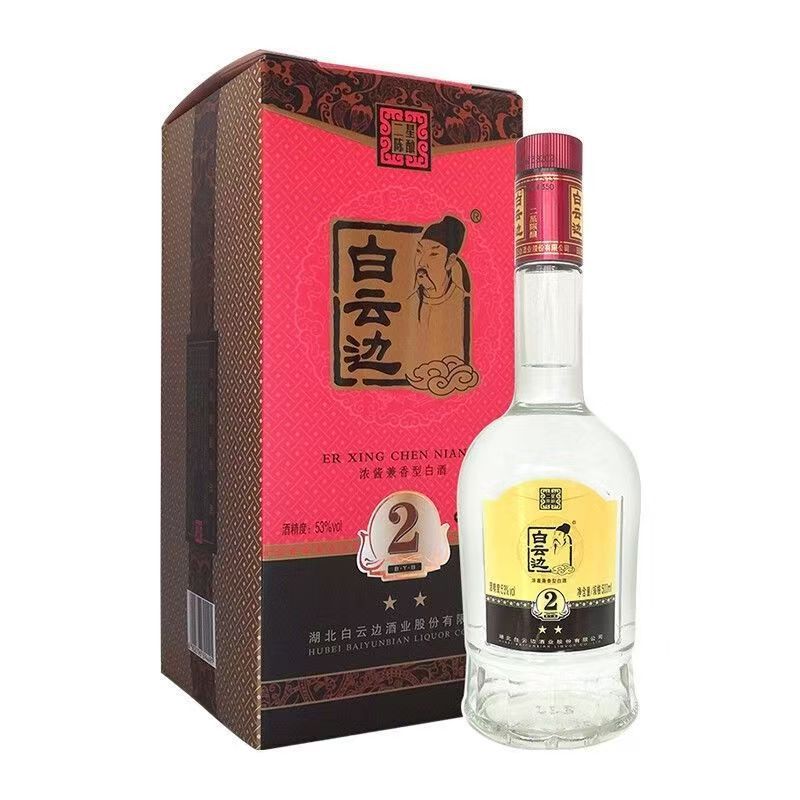 白雲前二つ星熟成53度純穀物500ml*6本純穀物固形発酵全箱卸売|undefined
