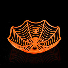 ハロウィーン装飾用品クモの巣形状キャンディーバスケットレストランバーフルーツバスケットキャンディーバスケット