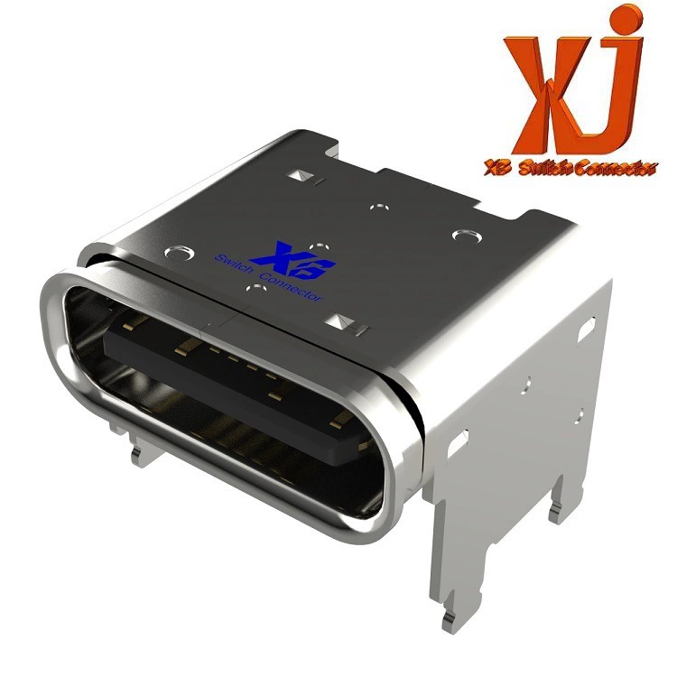 Горизонтальный штекер USB разъем 14PIN 90 градусов Type-C гнездо 14P, USB-разъем 14P