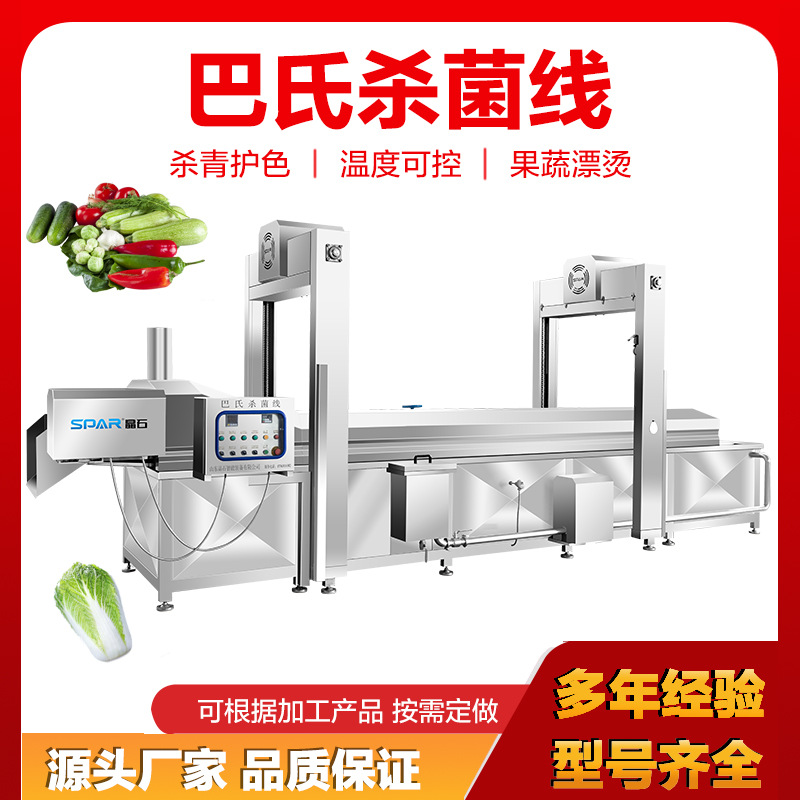 山野菜桑芽菜蔬菜杀青漂烫机小龙虾漂烫蒸煮机贡菜漂烫预煮杀菌机