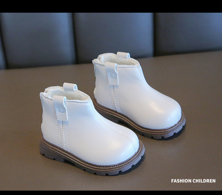 Herbst und winter baby walking mit plüsch warme kurze leder Martin stiefel, 0-3 jahre alten mädchen prinzessin_voghion.com