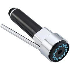 Water Outlet Wholesale Pull-Down Sprayer Head Accessories: Shower Nozzle, Kitchen Faucet, Spring-Loaded Tap, and Suction-Cup Mount for Sink—All-in-One Anti-Splash Extension Head