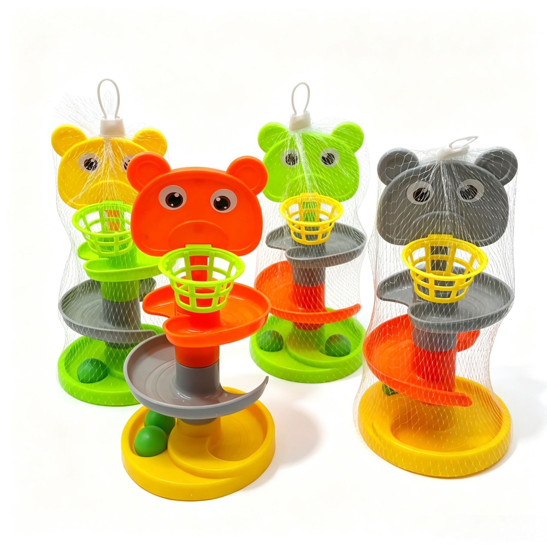 Juguetes infantiles orbita giratoria dibujos animados baloncesto juguetes de beneficio juegos de mesa para bebés de pico y pico