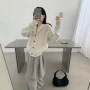 宽松秋冬季复古针织开衫