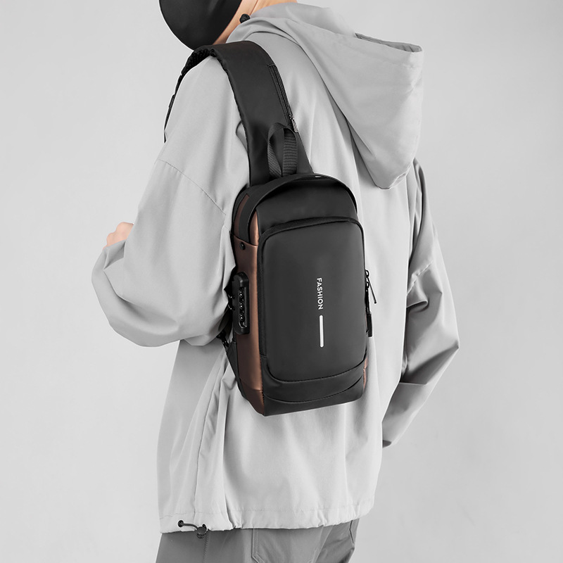All Seasons Season Men'S Gender Men's Business Streetwear Solid Color Oxford Cloth Waist Bags