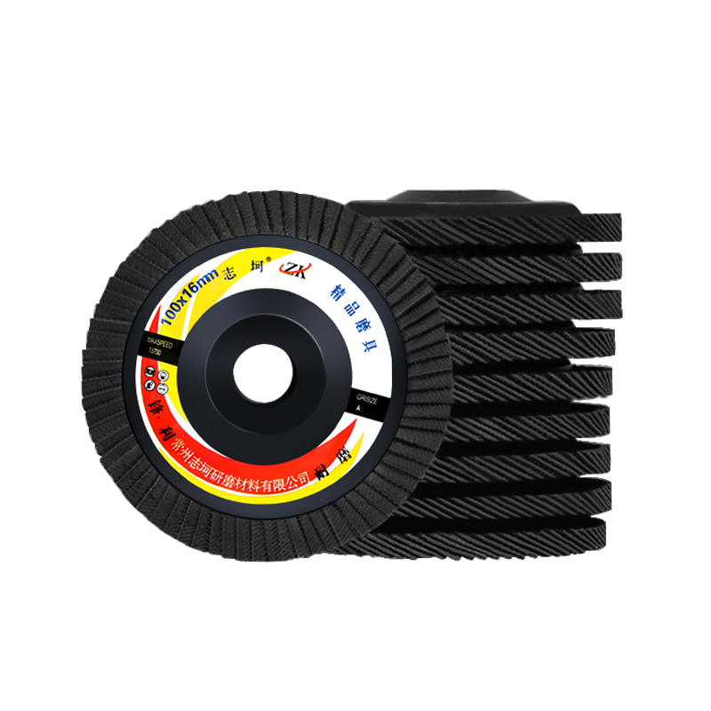 Hoja de pulido de persiana gruesa 100 Hoja de pulido de persiana Rueda de pulido Hoja de molienda de ángulo Rueda de abrasiva Rueda de abrasiva