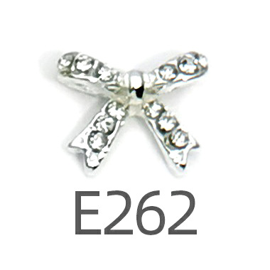 Transfronterizo Japonés arco de uñas accesorios de pajarita caliente simple todo fósforo tridimensional hueco joyería de uñas de diamantes al por mayor