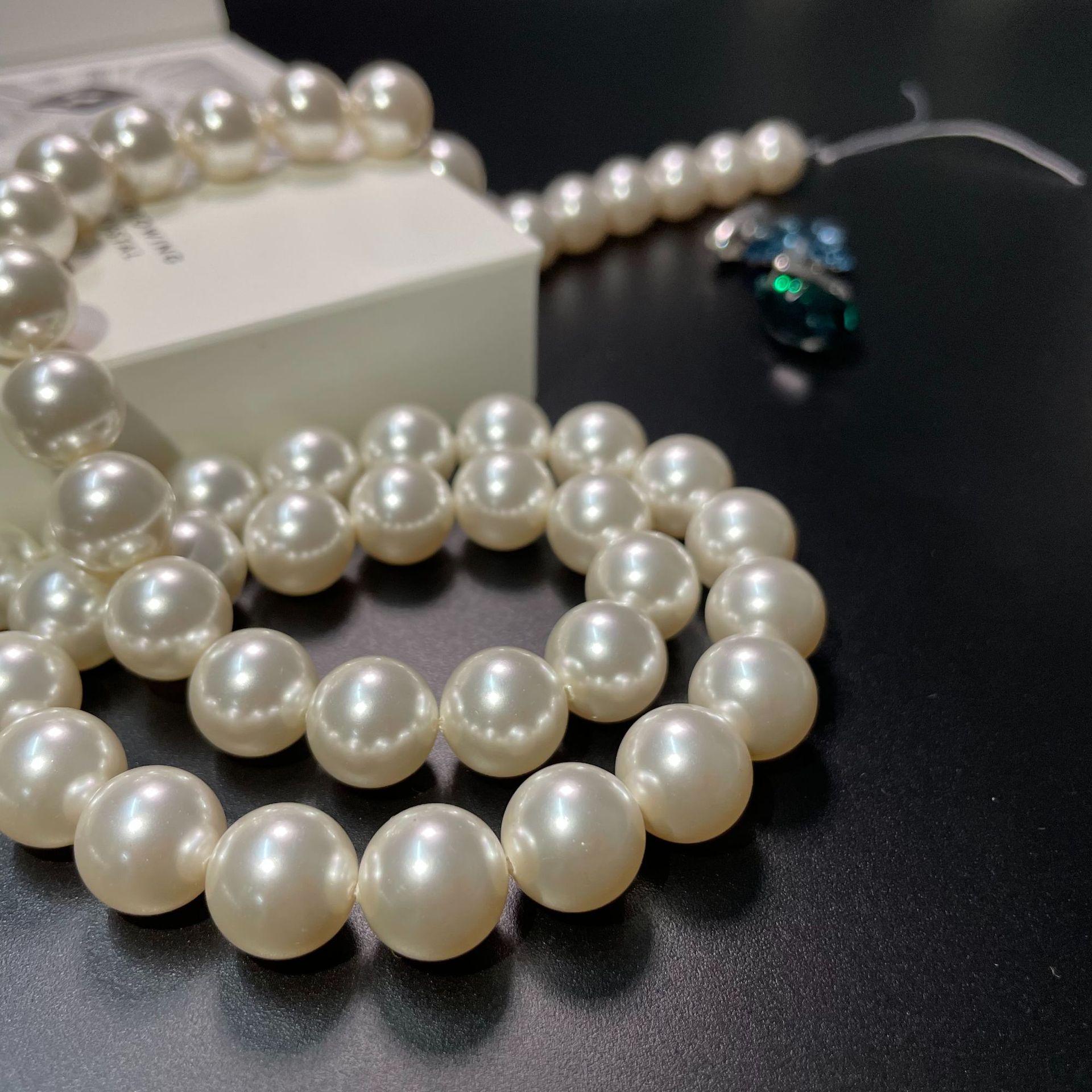 5810正品施华洛世奇珍珠元素650水晶施家珍珠直孔串珠通孔裸珠散
