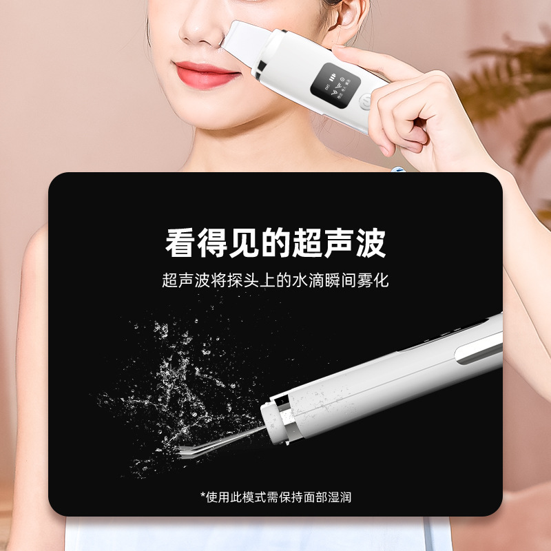 源工場黒頭シャベル家庭用毛穴洗顔器シャベル包丁導入美容器超音波シャベル機|undefined