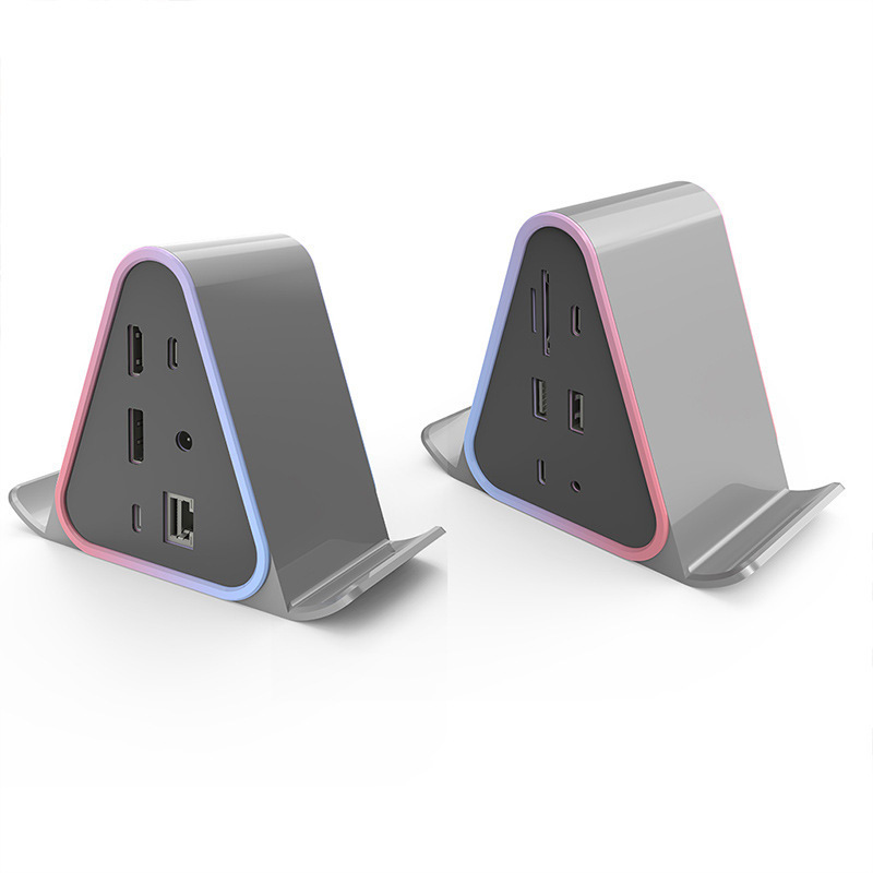 13-in-1 typec ドッキング ステーション、電源ハブ付きロング ケーブル、ラップトップ USB ドッキング ステーション、ハード ドライブ、マルチ インターフェイス|undefined