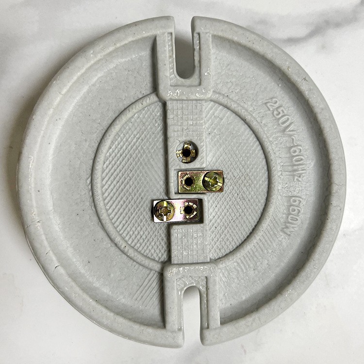 Venta directa de fábrica de 4 pulgadas de boca de tornillo montada en la pared cubierta para el hogar portalámparas de vidrio blanco superior portalámparas