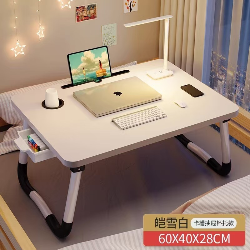 折りたたみ式ベッド用小型テーブル、学習机、ノートパソコンテーブル、寝室の窓辺テーブル、大学生寮用ポータブルテーブル|undefined