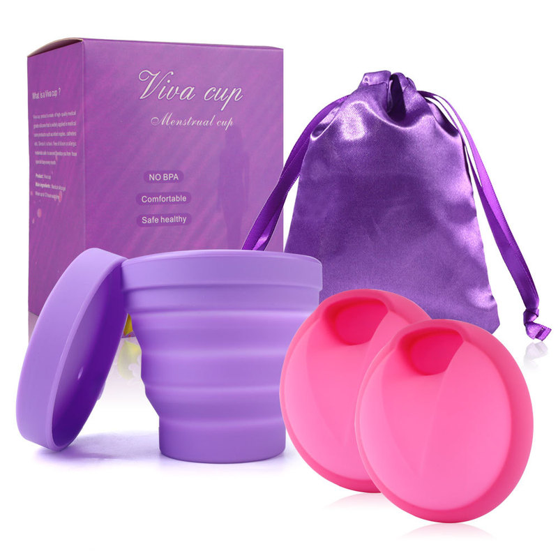 Medical grade silicone menstrual plate menstrual dish menstrual cup Female menstrual supplies replace sanitary napkin in stock wholesale
