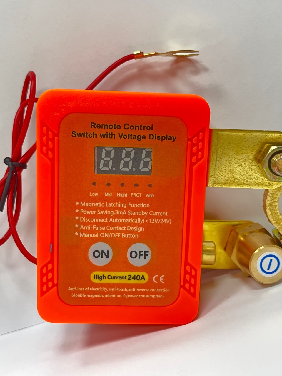 25 New Models of Cut-Off Switches 12V240A Remote Battery Disconnect Switch Automatic Power-Off Switch for Cars and Large Trucks