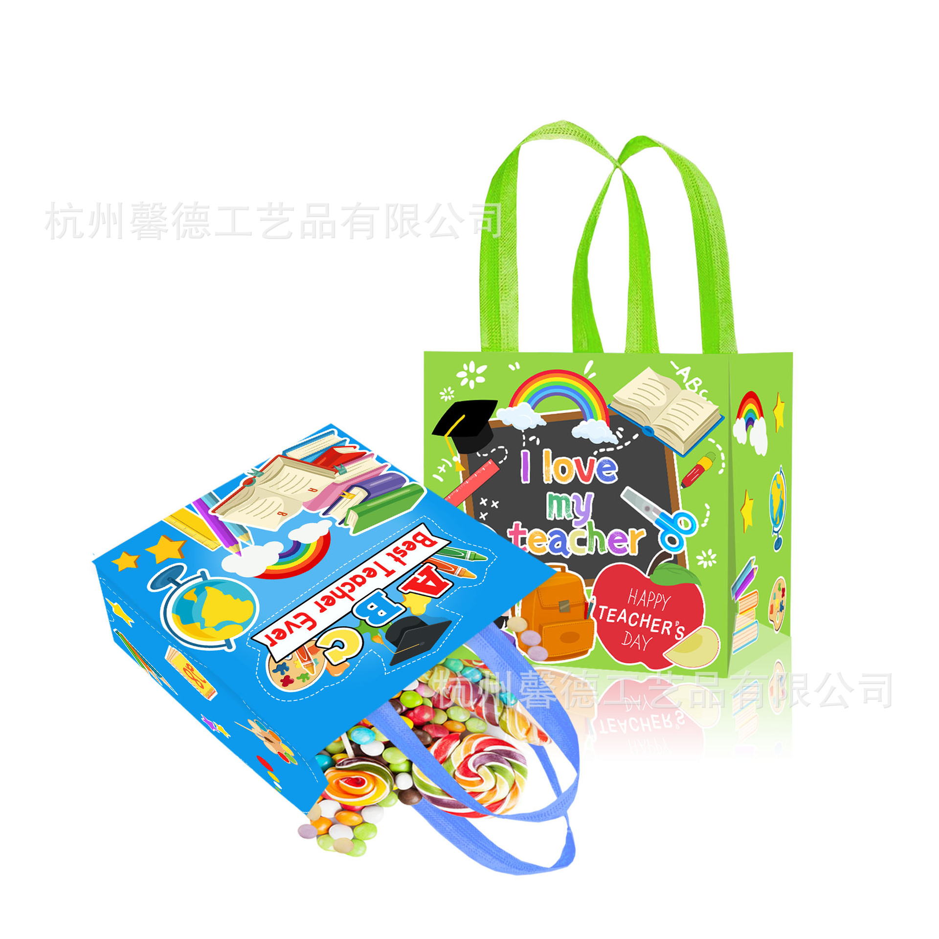 WFF030 Xie Shi Zhou MEJOR PROFESOR ECER Regalo De vacaciones inferior bolso no tejido