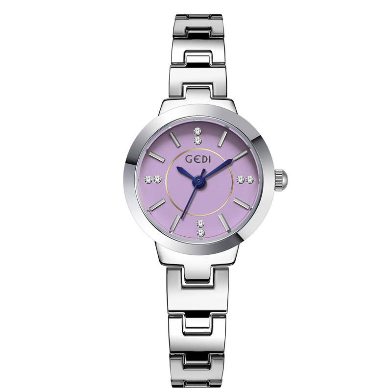 silver shell purple plate