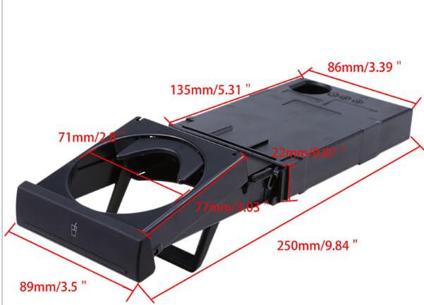 Car Water Cup Holder Drink Holder 4B0862534D Mazda 6 Suitable for Audi A6 C5 98-05