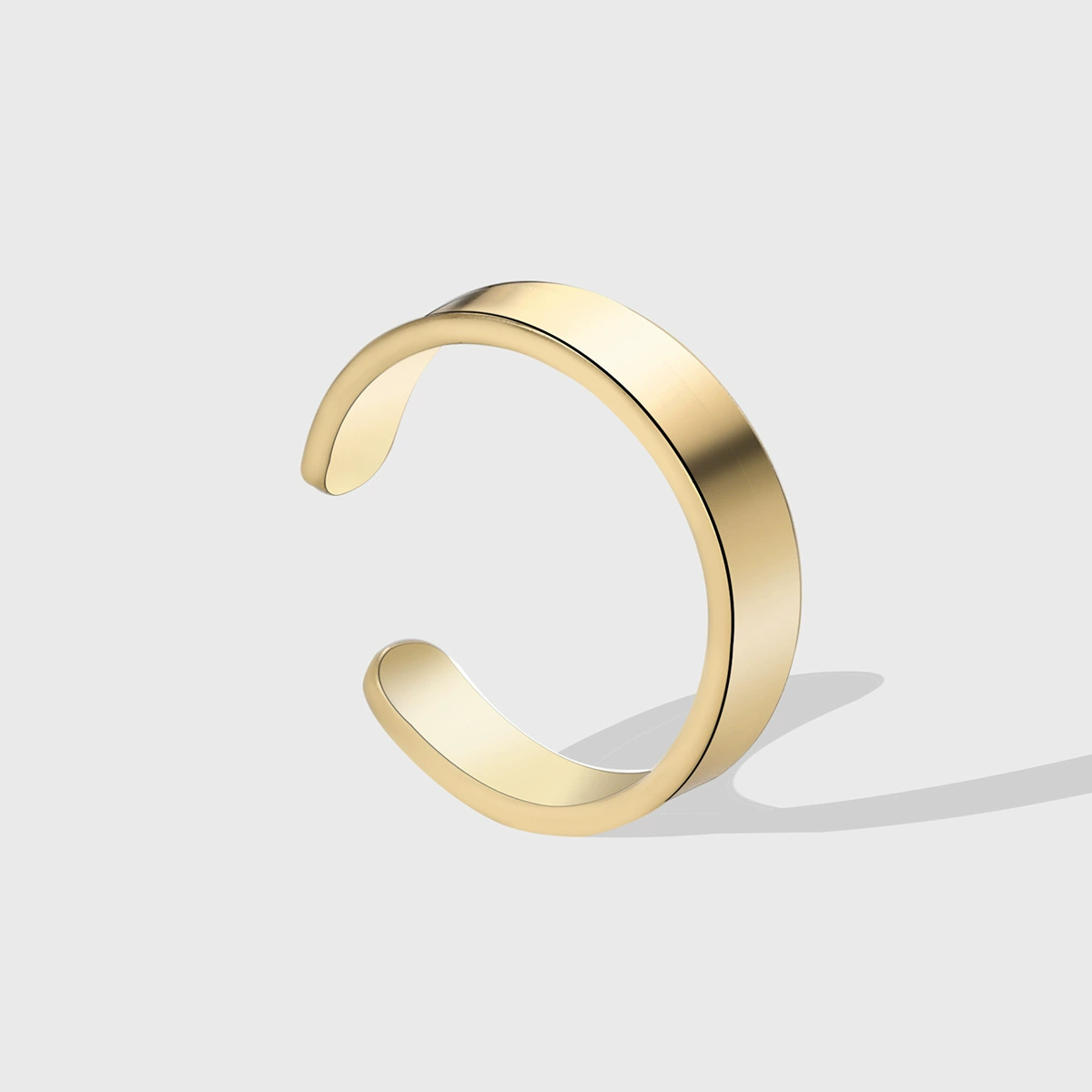 CYR0288 Простой Sub -Noodle Living Light Ring Ring Европа и США Популярный Ferred Г-Geometric пары кросс-бордер