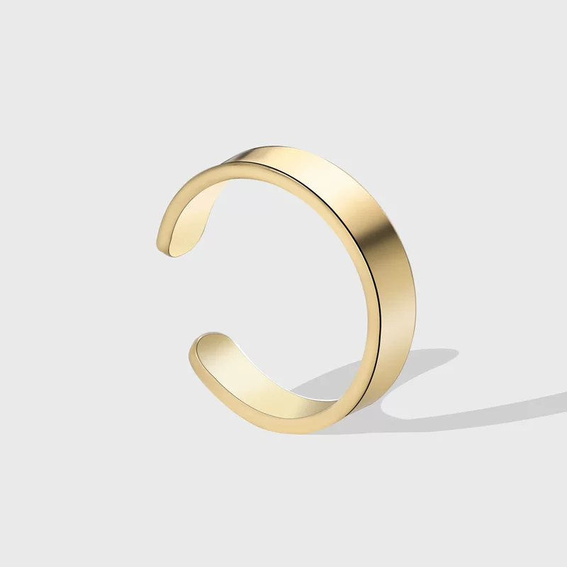 CYR0288 Простой Sub -Noodle Living Light Ring Ring Европа и США Популярный Ferred Г-Geometric пары кросс-бордер