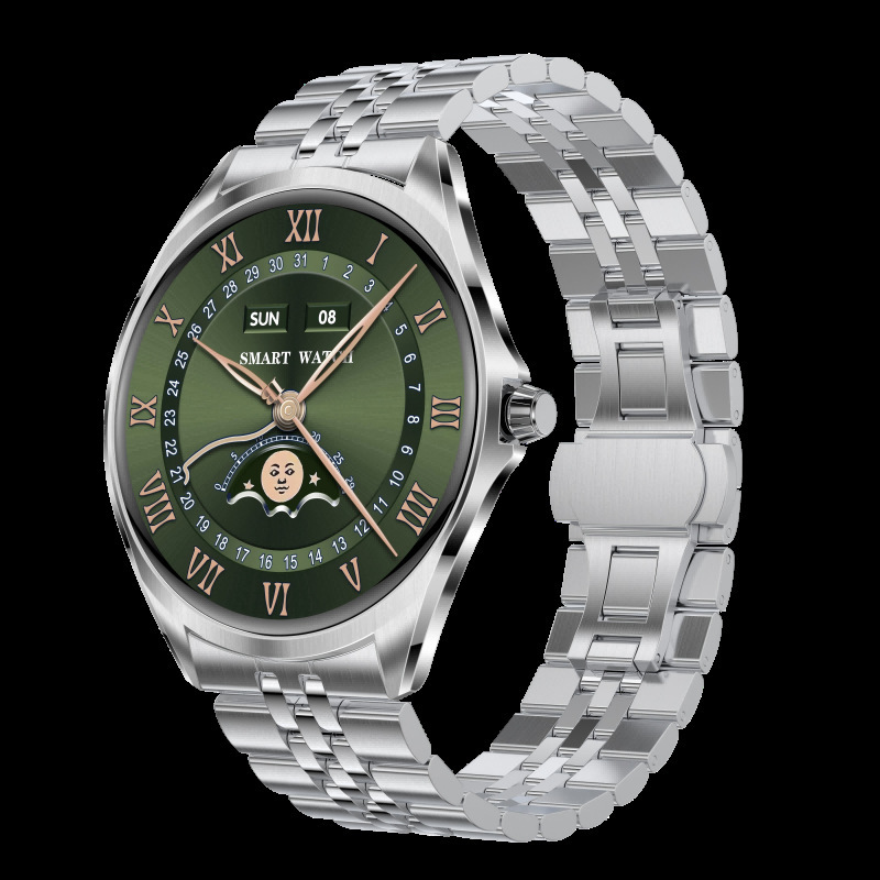 Cross-Border New Ultra-Thin Fashion Internet Celebrity Same Style Tn88 Retro Mesh Webbing + Belt Couple Smart Watch