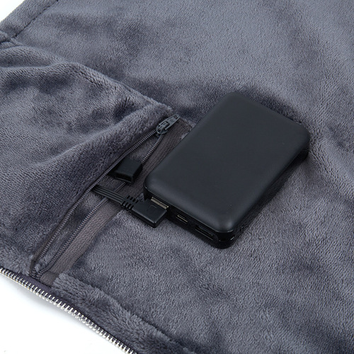 Electric heated outer shawl blanket, cold-proof warm blanket, coral velvet warm body shawl, cape, usb charging heating blanket
