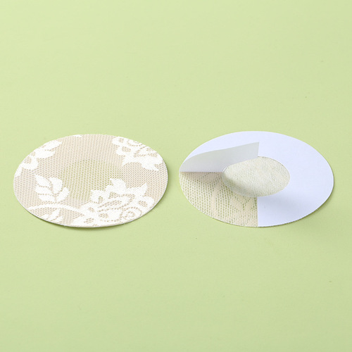 Disposable lace breast patch, wedding gauze breast patch, black skin breathable breast patch, invisible anti-exposure patch, lace cloth breast patch