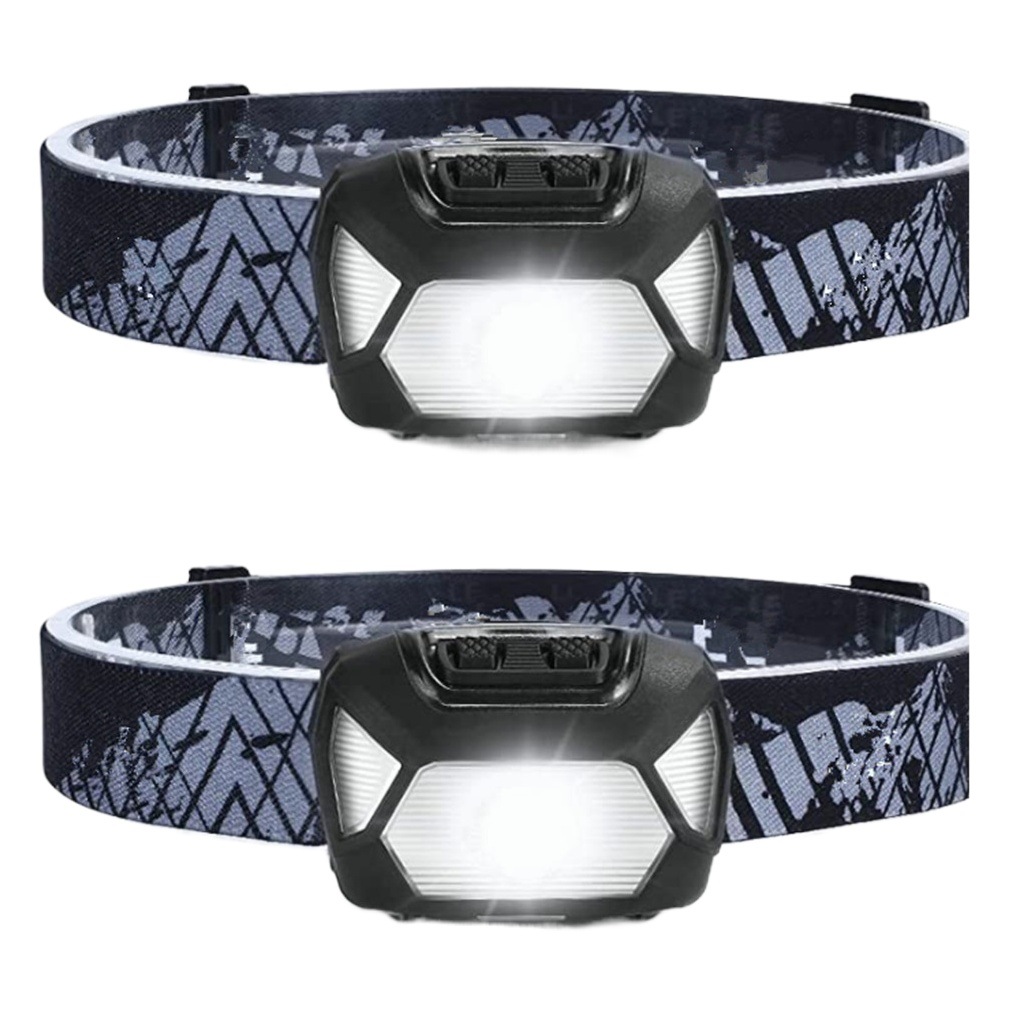 Transfronterizo nuevo Super brillante fuerte luz faro USB recargable Faro de larga resistencia camping iluminación de emergencia al aire libre faro