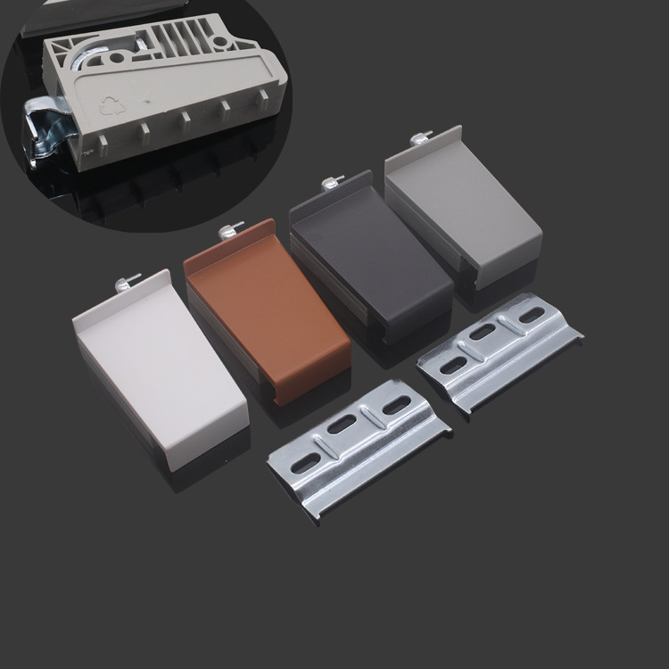 Carbón negro rojo marrón gris oscuro blanco gabinete colgante código gabinete armario abierto-montado en la pared colgante conector