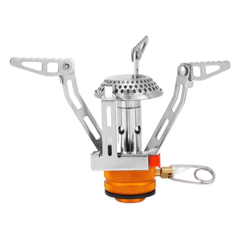 Outdoor Portable Integrated Gas Stove Ultra Light Mini Stove Camping Picnic Stove BBQ Self-driving Fishing Stove