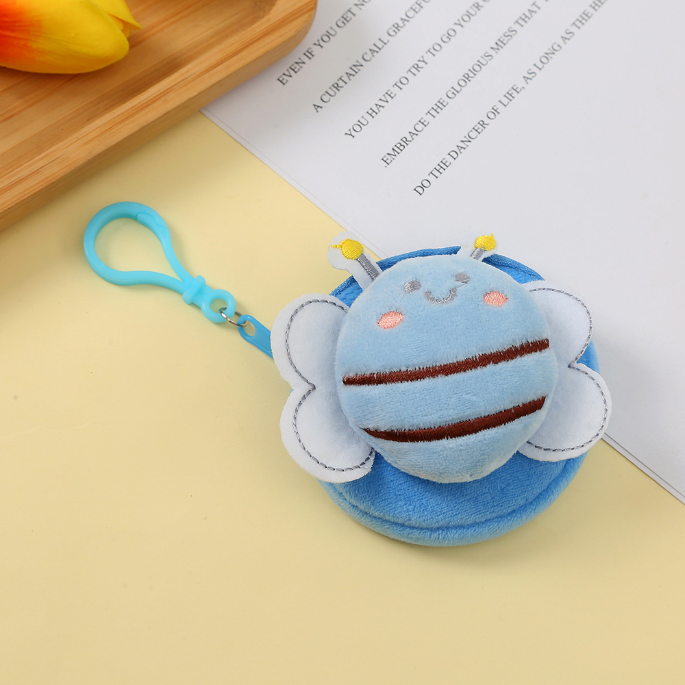 Women's Bee Plush Zipper Coin Purses display picture 4