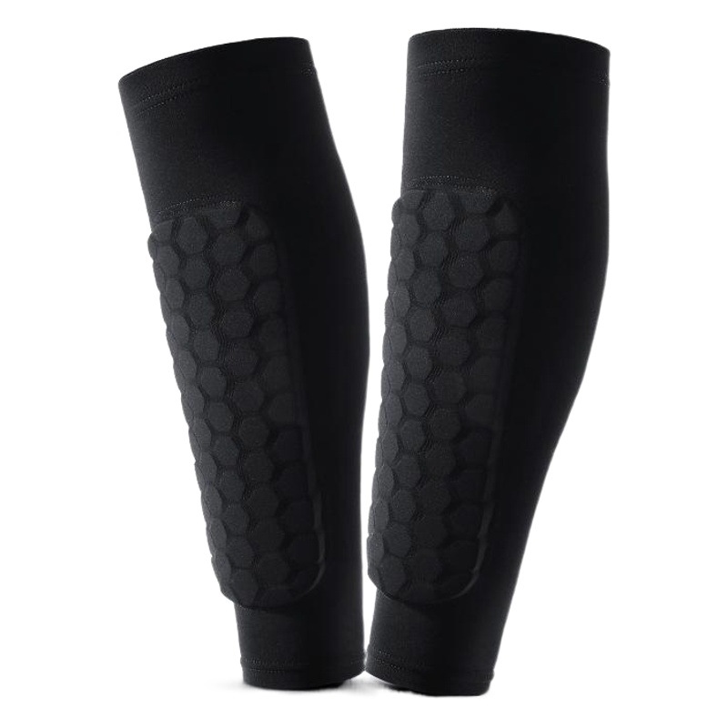 Espinilleras Deportivas Anticolisión con Diseño de Panal para Exteriores, para Correr y Fútbol, de EVA y Lycra, Transpirables image 1