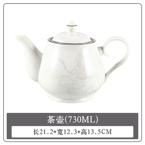 【Yicheng Flowers Bloom-Silver Border】Teapot