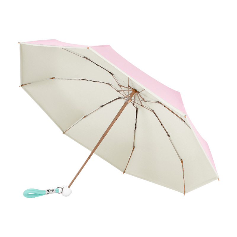 五折八骨彩胶伞迷你超轻雨伞晴雨两用防晒防紫外线遮阳太阳伞女士|undefined