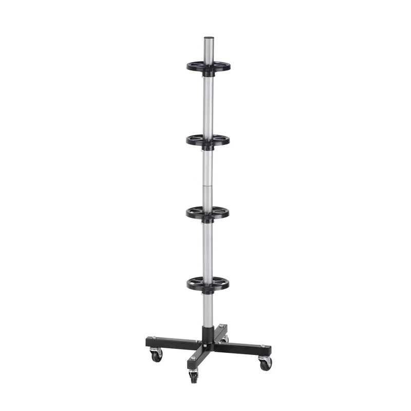 轮胎支架四个轮胎 安全支架 带轮轮胎摆放架