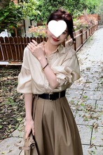 秋装气质女神范套装ol上班通勤女装轻熟半身裙两件套春秋长裙