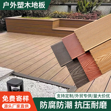 ASA户外塑木地板共挤别墅庭院花园栈道公园阳台防腐防滑pvc地板