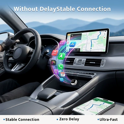 Simsiz CarPlay və Android Auto wired-to-wireless CarPlay adapter, in-car