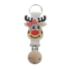 Apricot (wooden hat clip with holes) [(flat) elk]