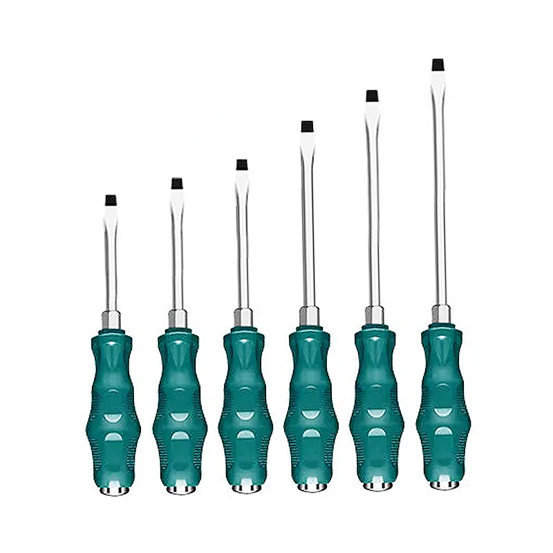 Destornillador de percusión genuino, destornillador cruzado sólido multifuncional de grado industrial, destornillador de corazón de alargamiento magnético fuerte de una palabra