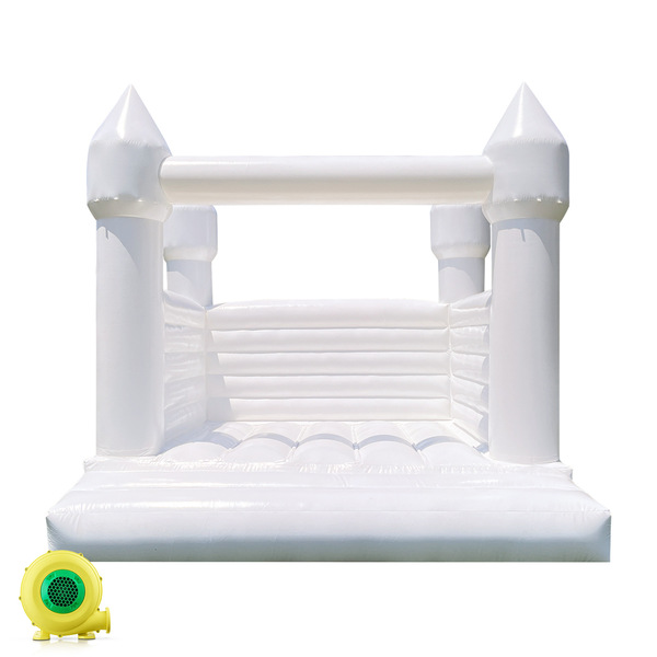 travel white children's inflatable castle