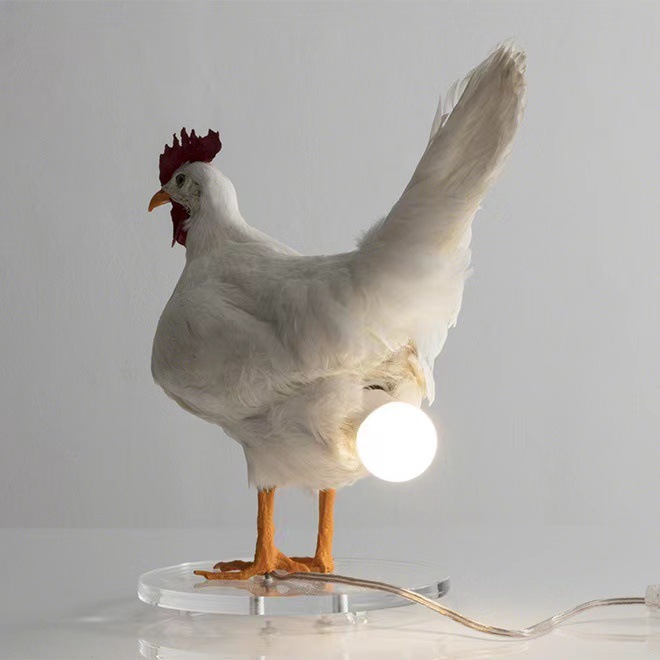 국경 닭 엉덩이 램프 장식 홈 안뜰 USB 램프 led 홈 장식 디자인 장식 장식 아트 치킨