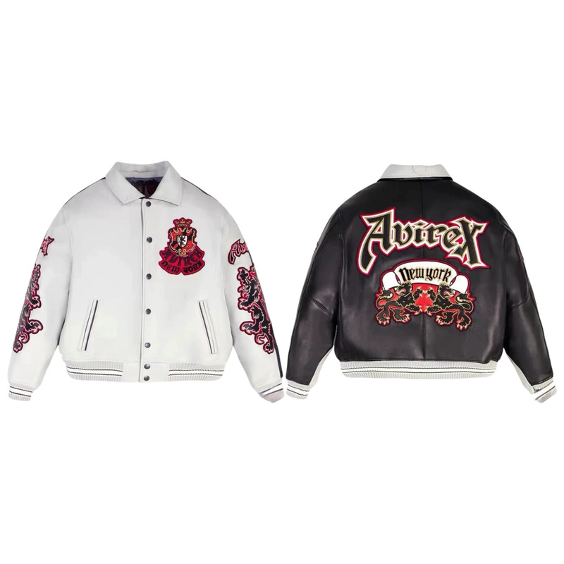 Cross-border American retro oldschool fashion, vintage style 90's vintage PU leather jacket, heavy leather coat Cross-border American retro oldschool fashion, vintage style 90's vintage PU leather jacket, heavy leather coat
