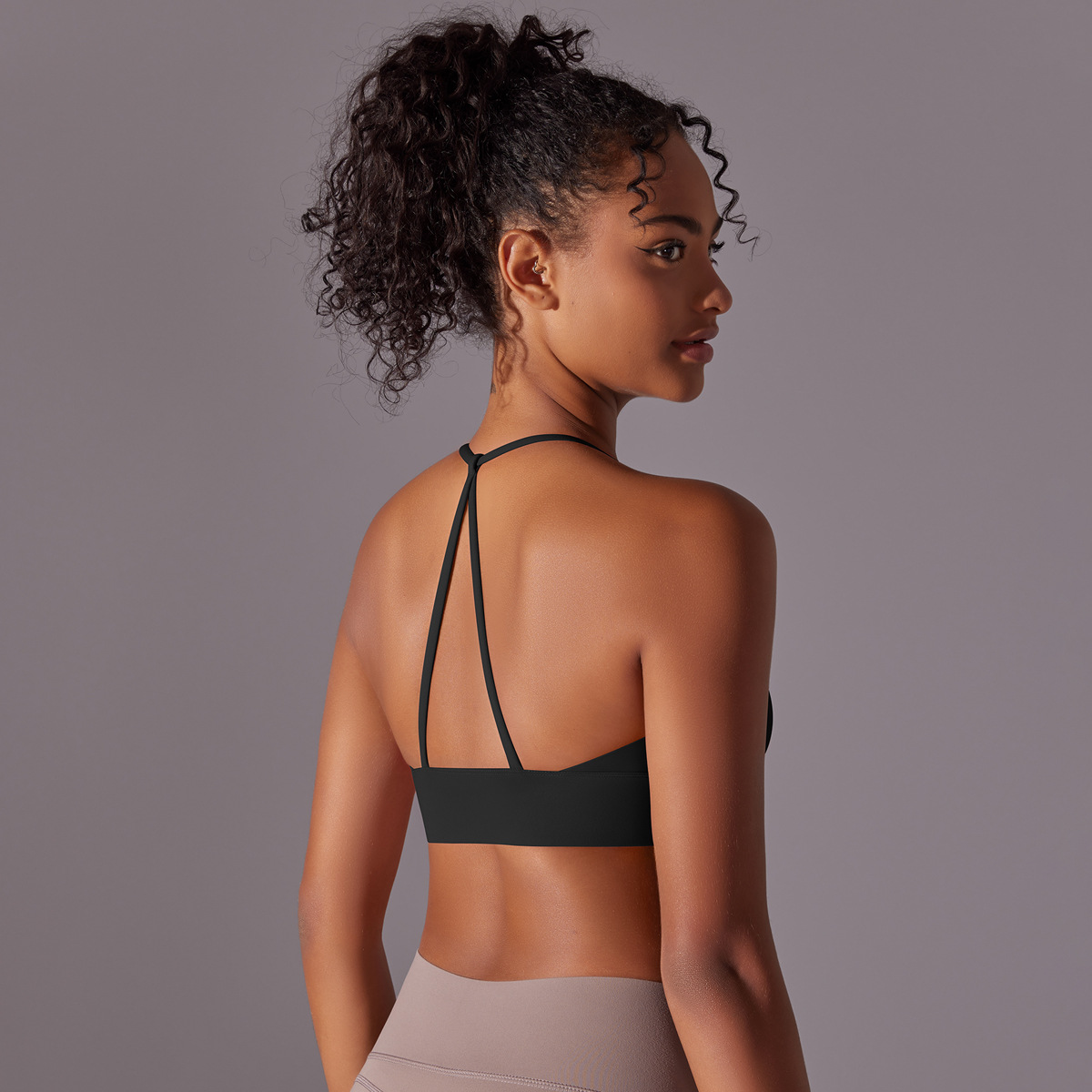 140g Weight Sleeveless Sleeve Length Nylon Fabric Type Short Top Length Halter Crisscross Tank Tops Type Fitness, Yoga, Sports Occasion Halter Neck Neckline Solid Color Pattern Sports Style Sports Solid Color Nylon Halter Neck Active Tops Halter Crisscross Tank 32