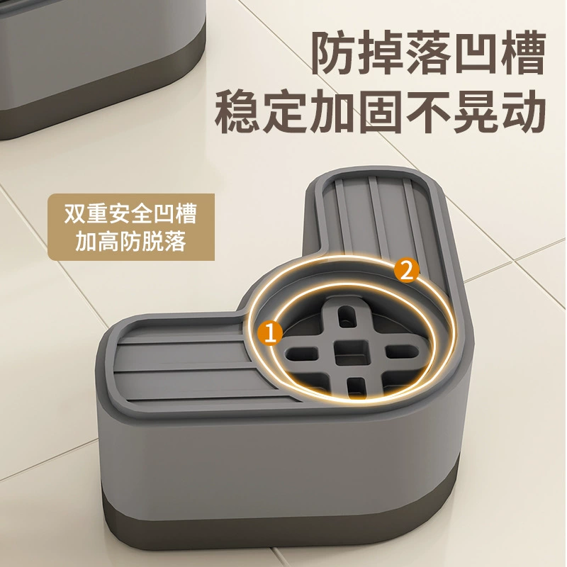 High drum for laundry, non-slip shockproof universal tubing, clips included