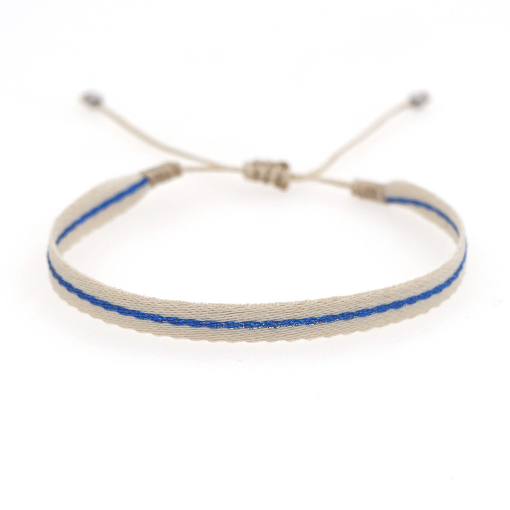 Simple Style Argyle Wax rope Knitting Womenu0027S Bracelets 1 Piece
