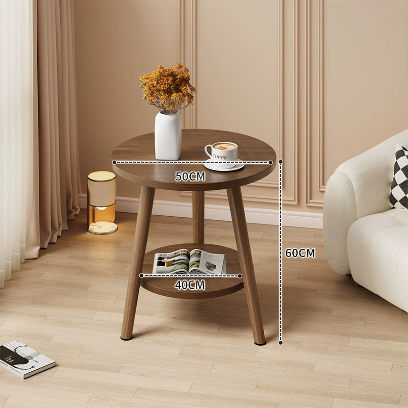 Mesa redonda pequeña mesa de té simple sala de estar casera sofá lado varios dormitorios mesas de cabecera creativas mini simple mesa de balcón